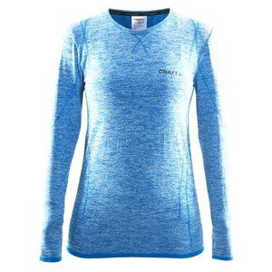 CRAFT Fuseknit Active Comfort LS Crewneck Top - Heathered Aqua / XS